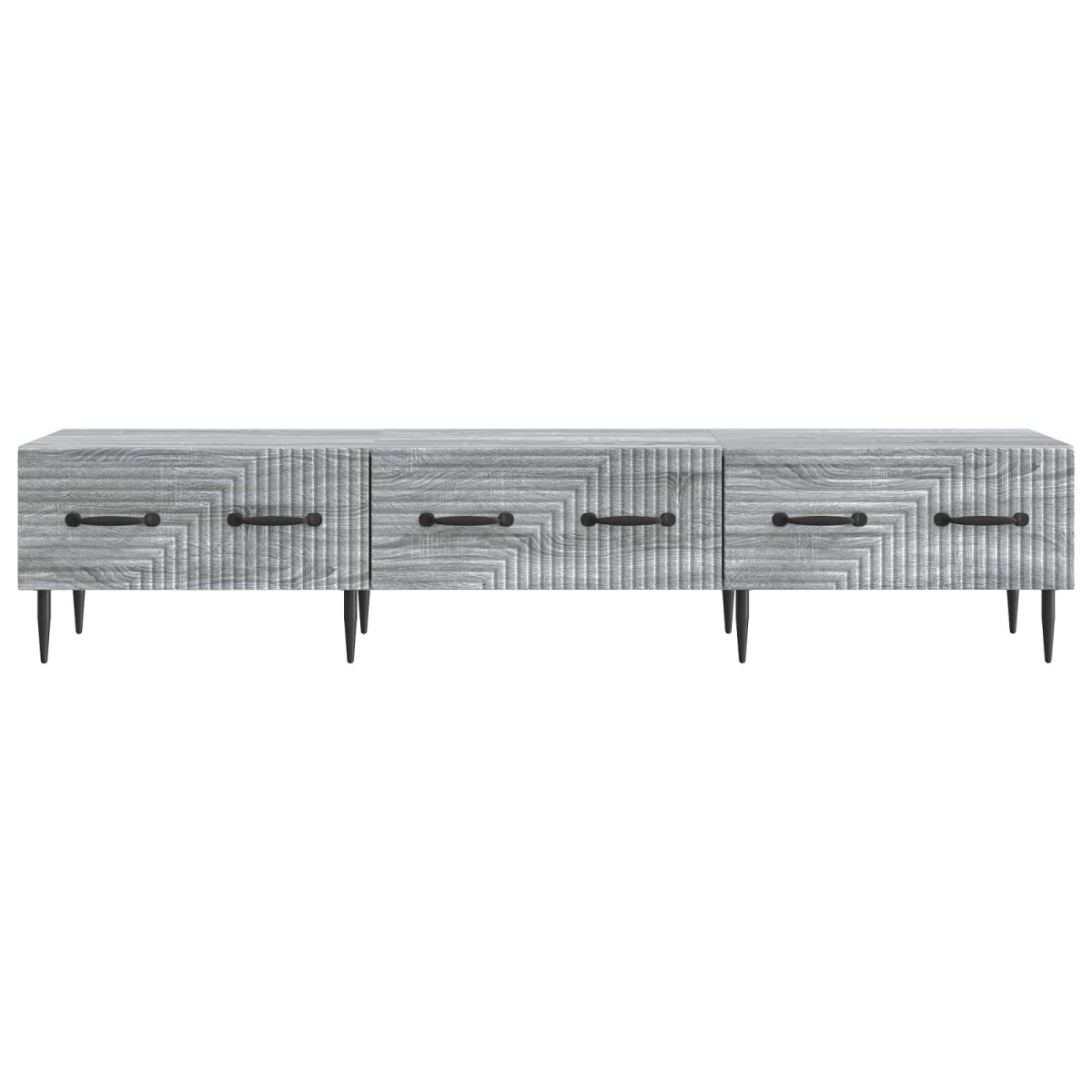 vidaXL Ντουλάπι TV Γκρι Sonoma 147 x 34,5 x 30 εκ Επεξεργασμένο Ξύλο