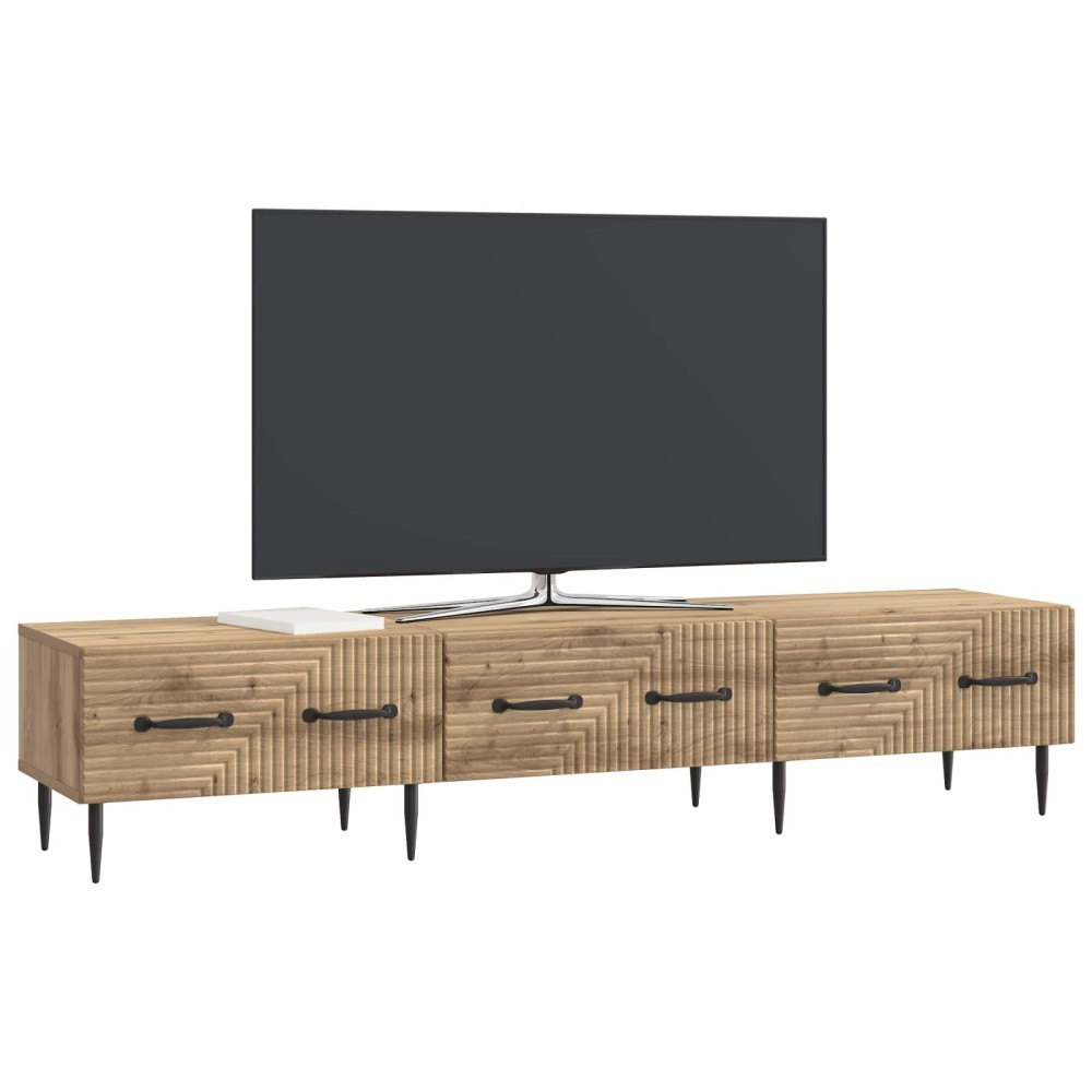 vidaXL Ντουλάπι TV 147 x 34,5 x 30 εκ Artisan Δρυς Επεξεργασμένο Ξύλο
