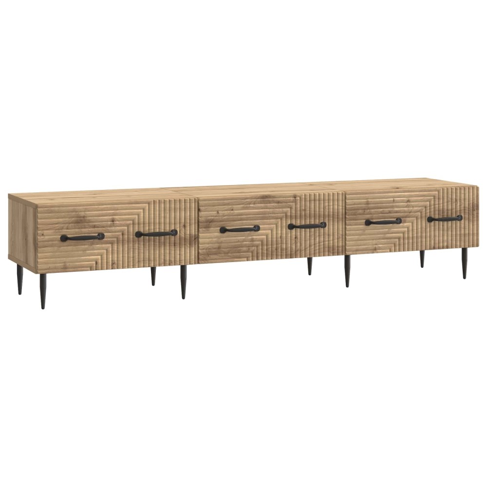 vidaXL Ντουλάπι TV 147 x 34,5 x 30 εκ Artisan Δρυς Επεξεργασμένο Ξύλο