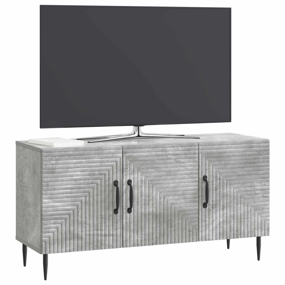 vidaXL Ντουλάπι TV Γκρι Σκυροδέματος 99 x 34,5 x 50 εκ.