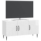vidaXL Ντουλάπι TV Γυαλιστερό Λευκό 99 x 34,5 x 50 εκ.
