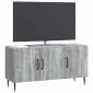 vidaXL Ντουλάπι TV Γκρι Sonoma 99 x 34,5 x 50 εκ. Επεξεργασμένο Ξύλο