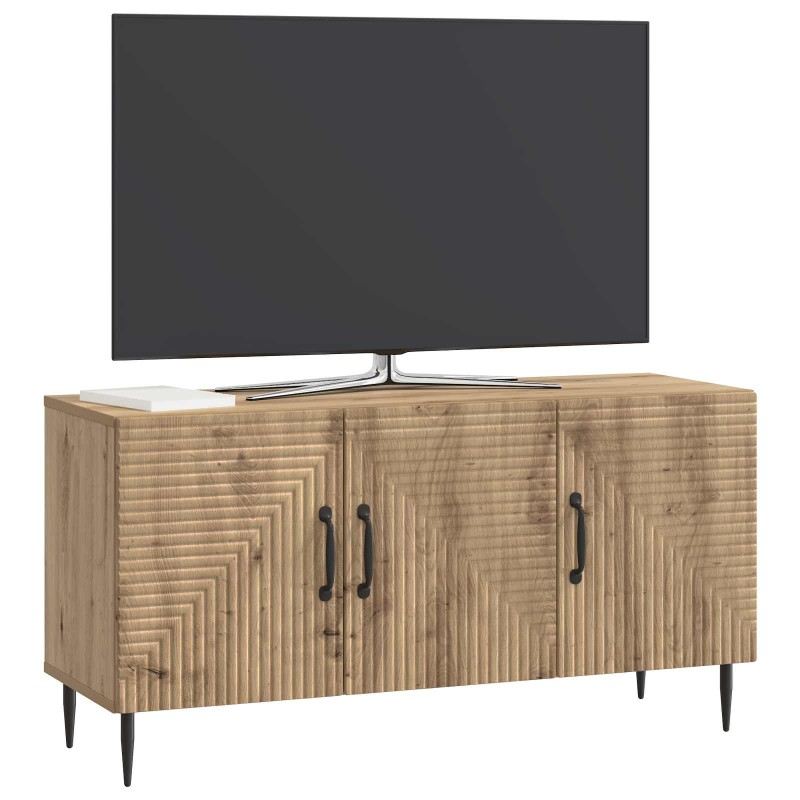 vidaXL Ντουλάπι TV 99 x 34,5 x 50 εκ. Artisan Δρυς Επεξεργασμένο Ξύλο