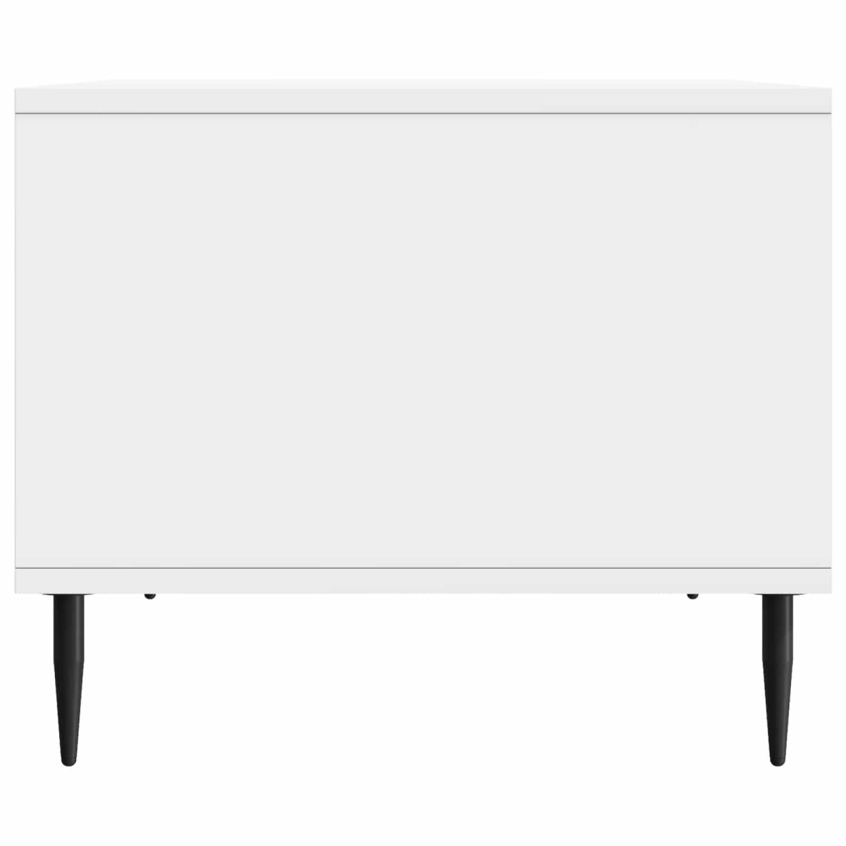 vidaXL Τραπεζάκι σαλονιού Γυαλιστερό Λευκό 90 x 50 x 40 cm