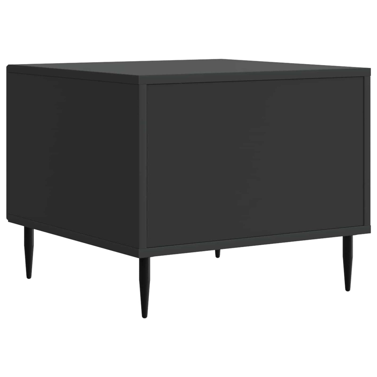 vidaXL Τραπεζάκι σαλονιού Μαύρο 49 x 50 x 40 εκ Επεξεργασμένο Ξύλο