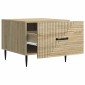 vidaXL Τραπεζάκι σαλονιού με συρτάρι Sonoma Δρυς 49 x 50 x 40 εκ