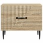 vidaXL Τραπεζάκι σαλονιού με συρτάρι Sonoma Δρυς 49 x 50 x 40 εκ