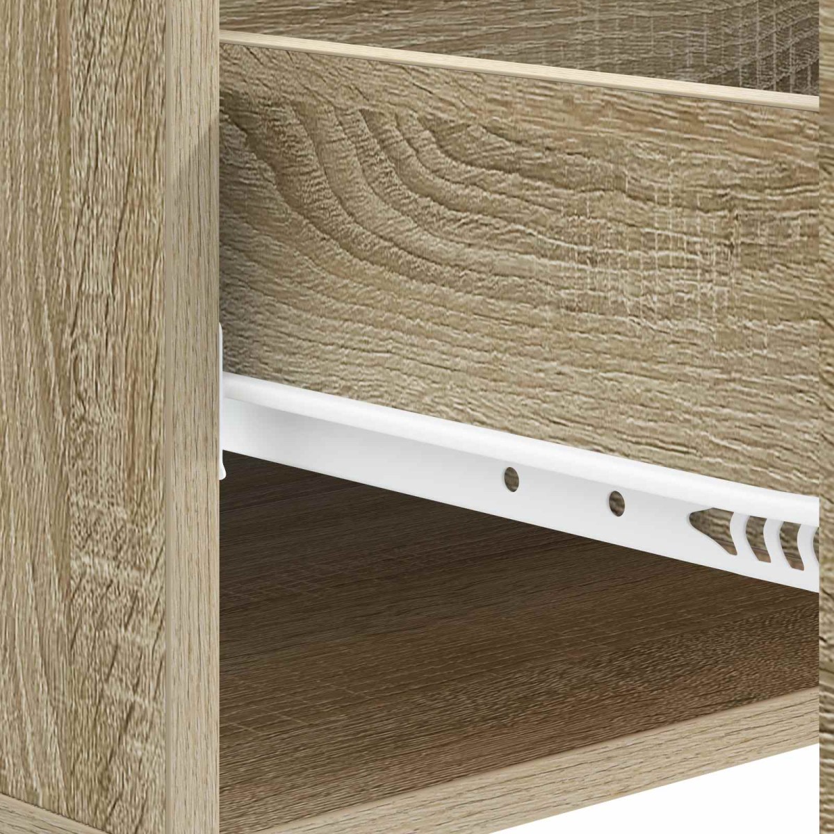 vidaXL Τραπεζάκι σαλονιού με συρτάρι Sonoma Δρυς 49 x 50 x 40 εκ