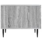 vidaXL Τραπεζάκι σαλονιού με συρτάρι Γκρι Sonoma 49 x 50 x 40 εκ
