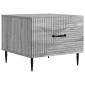 vidaXL Τραπεζάκι σαλονιού με συρτάρι Γκρι Sonoma 49 x 50 x 40 εκ