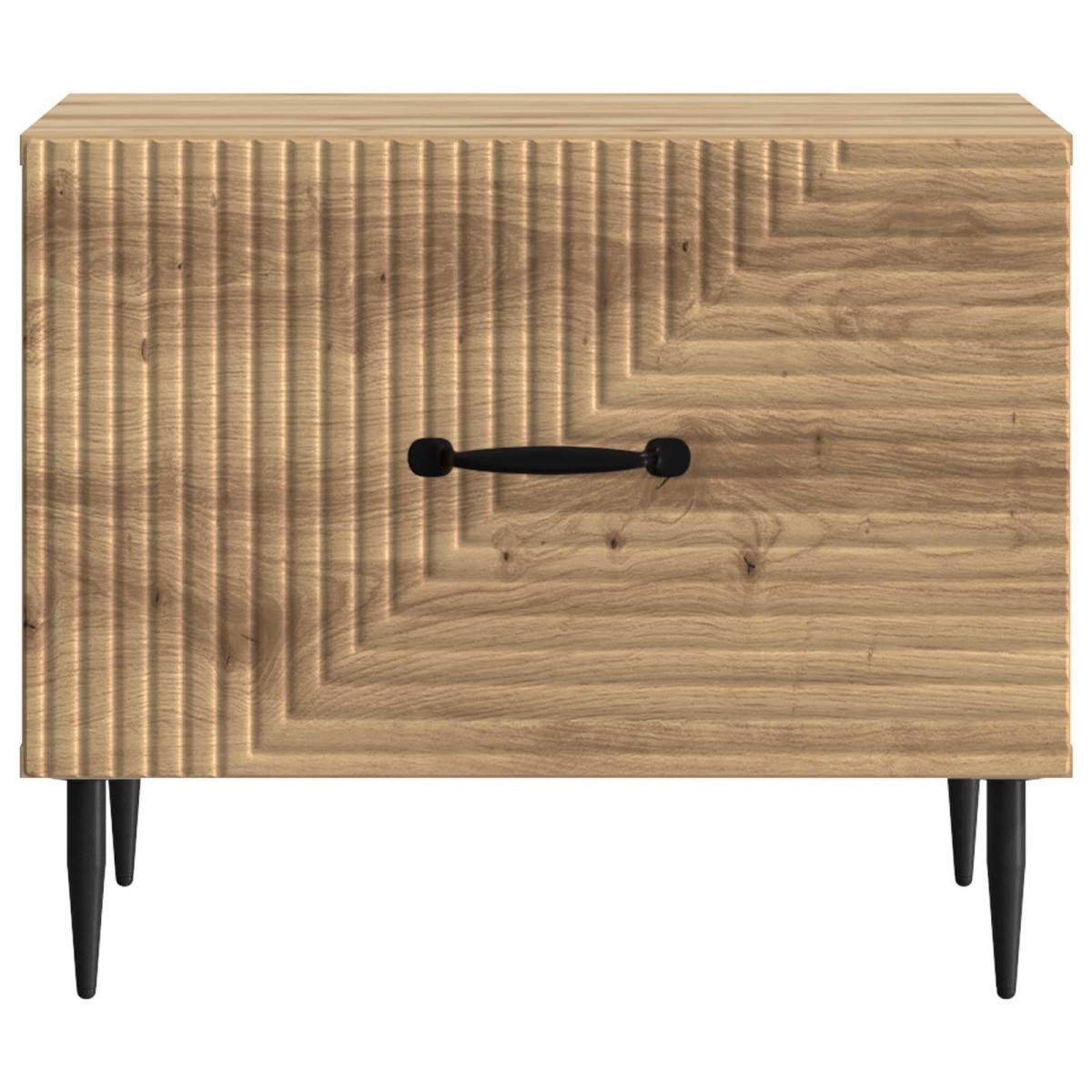 vidaXL Τραπεζάκι σαλονιού Artisan Δρυς 49 x 50 x 40 εκ