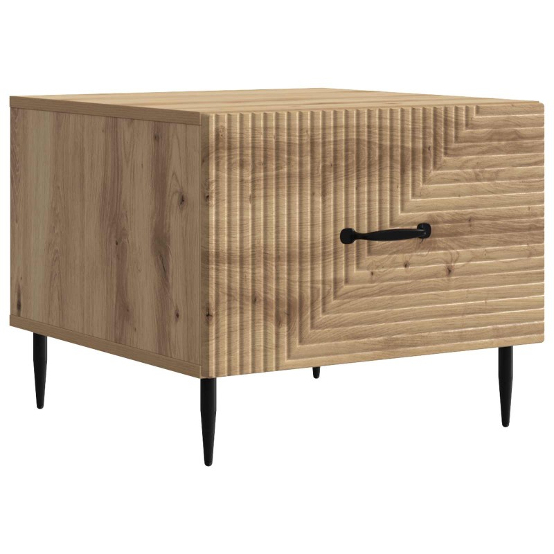 vidaXL Τραπεζάκι σαλονιού Artisan Δρυς 49 x 50 x 40 εκ