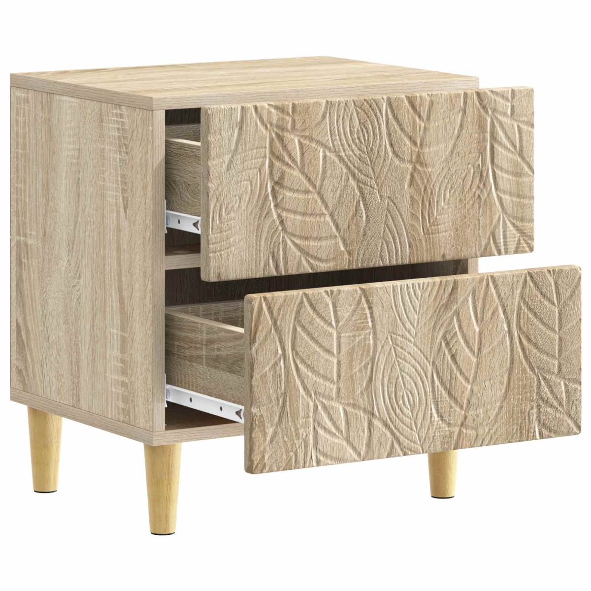 vidaXL Κομοδίνο Sonoma Δρυς 43 x 34,5 x 48 εκ Επεξεργασμένο Ξύλο