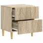 vidaXL Κομοδίνο Sonoma Δρυς 43 x 34,5 x 48 εκ Επεξεργασμένο Ξύλο