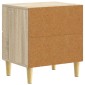 vidaXL Κομοδίνο Sonoma Δρυς 43 x 34,5 x 48 εκ Επεξεργασμένο Ξύλο