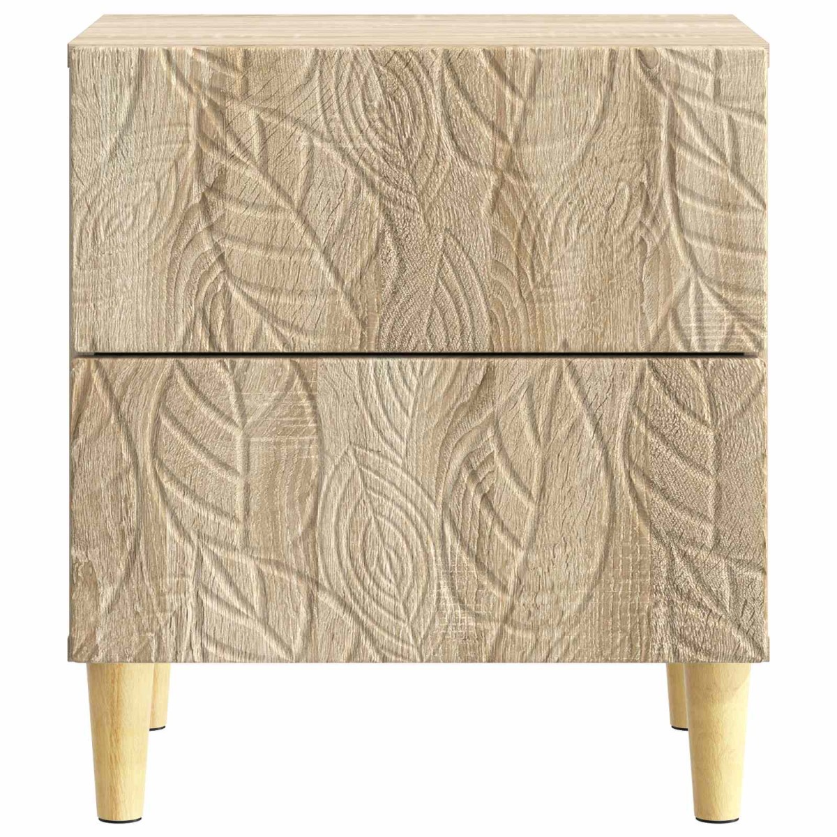 vidaXL Κομοδίνο 2 τμχ. Sonoma Δρυς 43 x 34,5 x 48 εκ