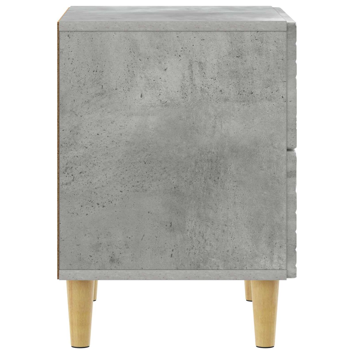 vidaXL Κομοδίνο Γκρι Σκυροδέματος 43 x 34,5 x 48 εκ Επεξεργασμένο Ξύλο