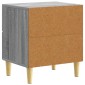 vidaXL Κομοδίνο Γκρι Sonoma 43 x 34,5 x 48 εκ Επεξεργασμένο Ξύλο