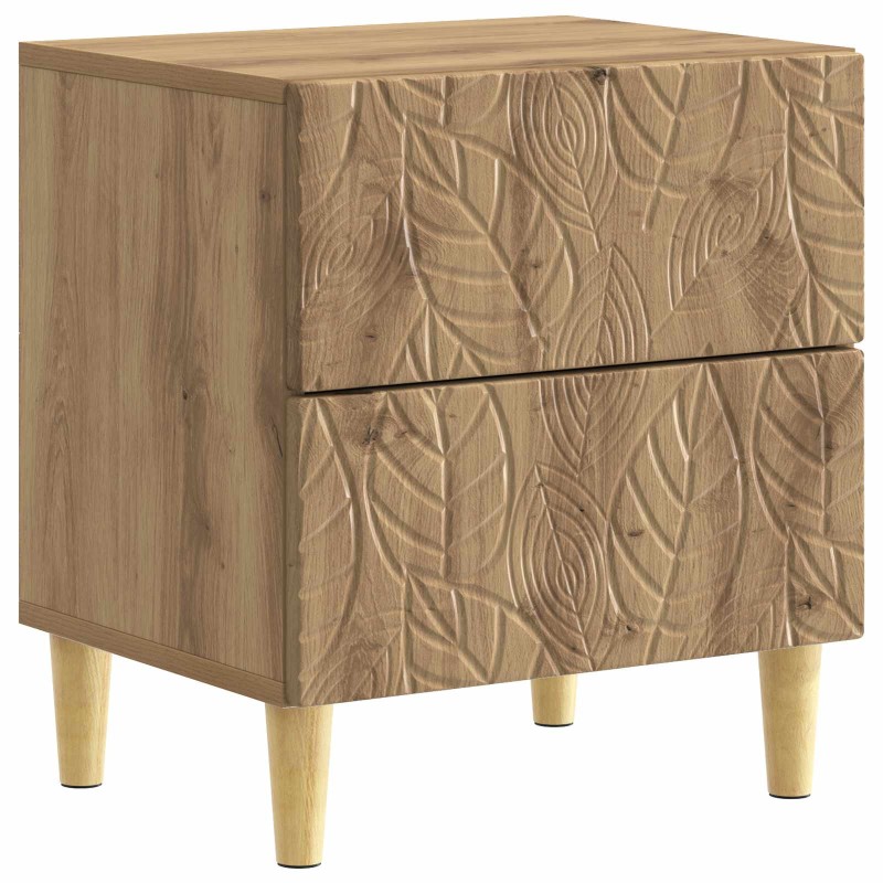 vidaXL Κομοδίνο 2 τμχ. Artisan Δρυς 43 x 34,5 x 48 εκ