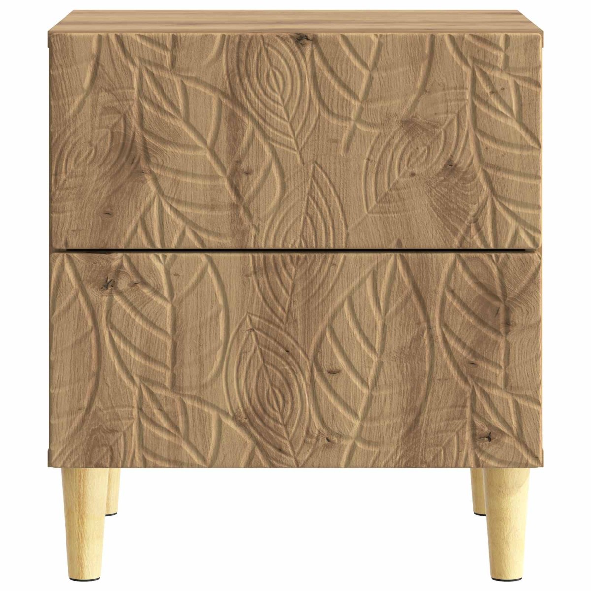 vidaXL Κομοδίνο 2 τμχ. Artisan Δρυς 43 x 34,5 x 48 εκ