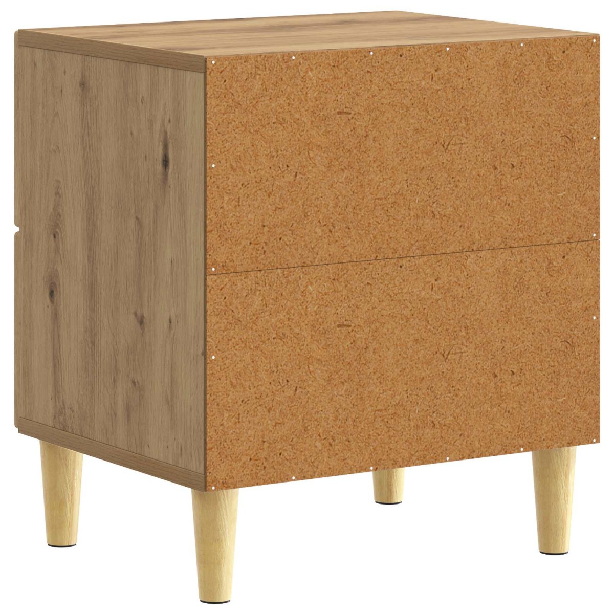 vidaXL Κομοδίνο 2 τμχ. Artisan Δρυς 43 x 34,5 x 48 εκ