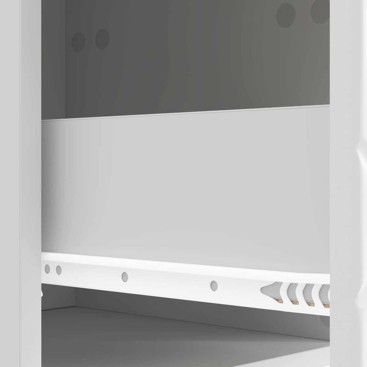 vidaXL Κομοδίνο Λευκό 62 x 34,5 x 48 εκ Επεξεργασμένο Ξύλο
