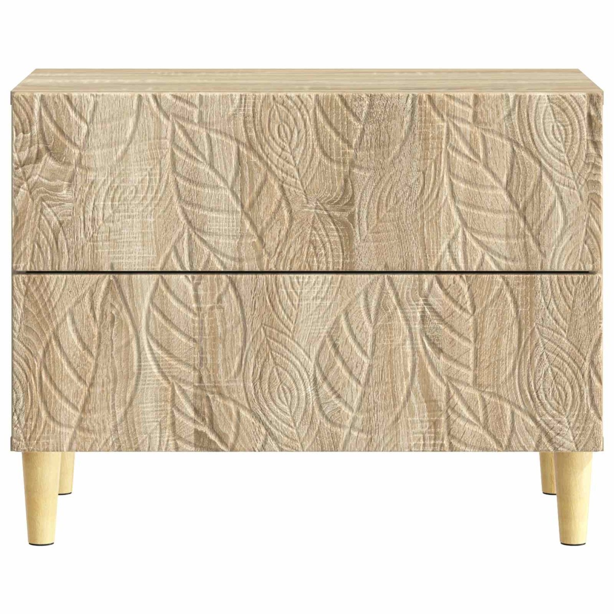 vidaXL Κομοδίνο Sonoma Δρυς 62 x 34,5 x 48 εκ Επεξεργασμένο Ξύλο