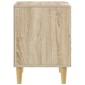 vidaXL Κομοδίνο Sonoma Δρυς 62 x 34,5 x 48 εκ Επεξεργασμένο Ξύλο
