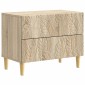 vidaXL Κομοδίνο Sonoma Δρυς 62 x 34,5 x 48 εκ Επεξεργασμένο Ξύλο