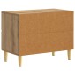vidaXL Κομοδίνο Artisan Δρυς 62 x 34,5 x 48 εκ Επεξεργασμένο Ξύλο