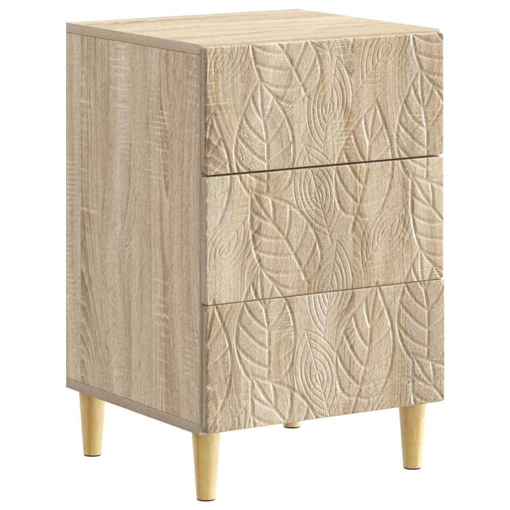 vidaXL Κομοδίνο Sonoma Δρυς 43 x 39,5 x 66,5 εκ Επεξεργασμένο Ξύλο