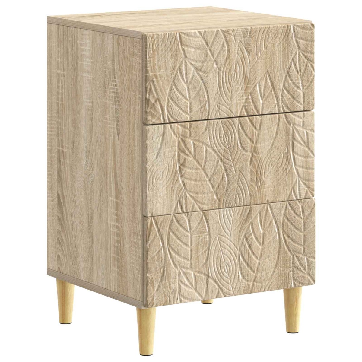 vidaXL Κομοδίνο Sonoma Δρυς 43 x 39,5 x 66,5 εκ Επεξεργασμένο Ξύλο