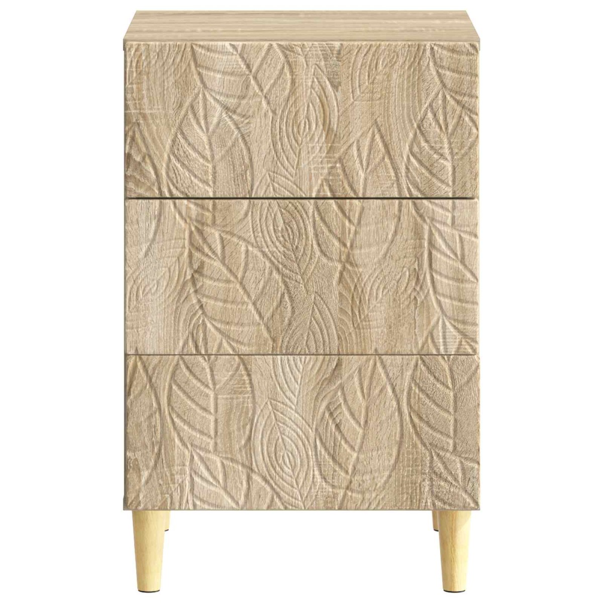 vidaXL Κομοδίνο Sonoma Δρυς 43 x 39,5 x 66,5 εκ Επεξεργασμένο Ξύλο