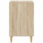 vidaXL Κομοδίνο Sonoma Δρυς 43 x 39,5 x 66,5 εκ Επεξεργασμένο Ξύλο