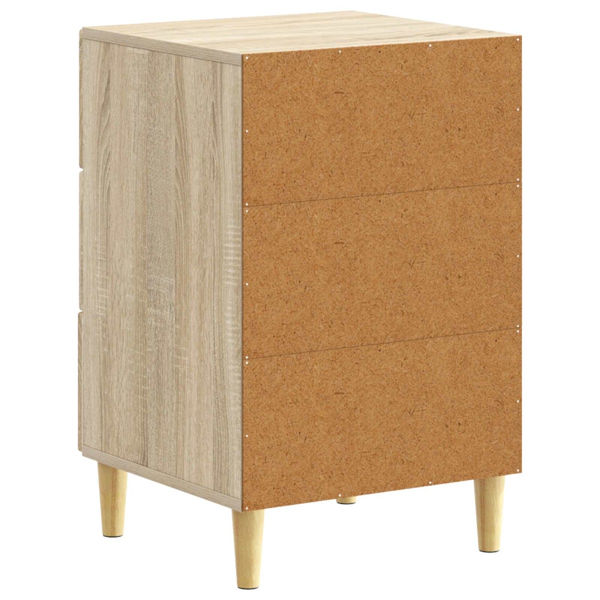 vidaXL Κομοδίνο Sonoma Δρυς 43 x 39,5 x 66,5 εκ Επεξεργασμένο Ξύλο