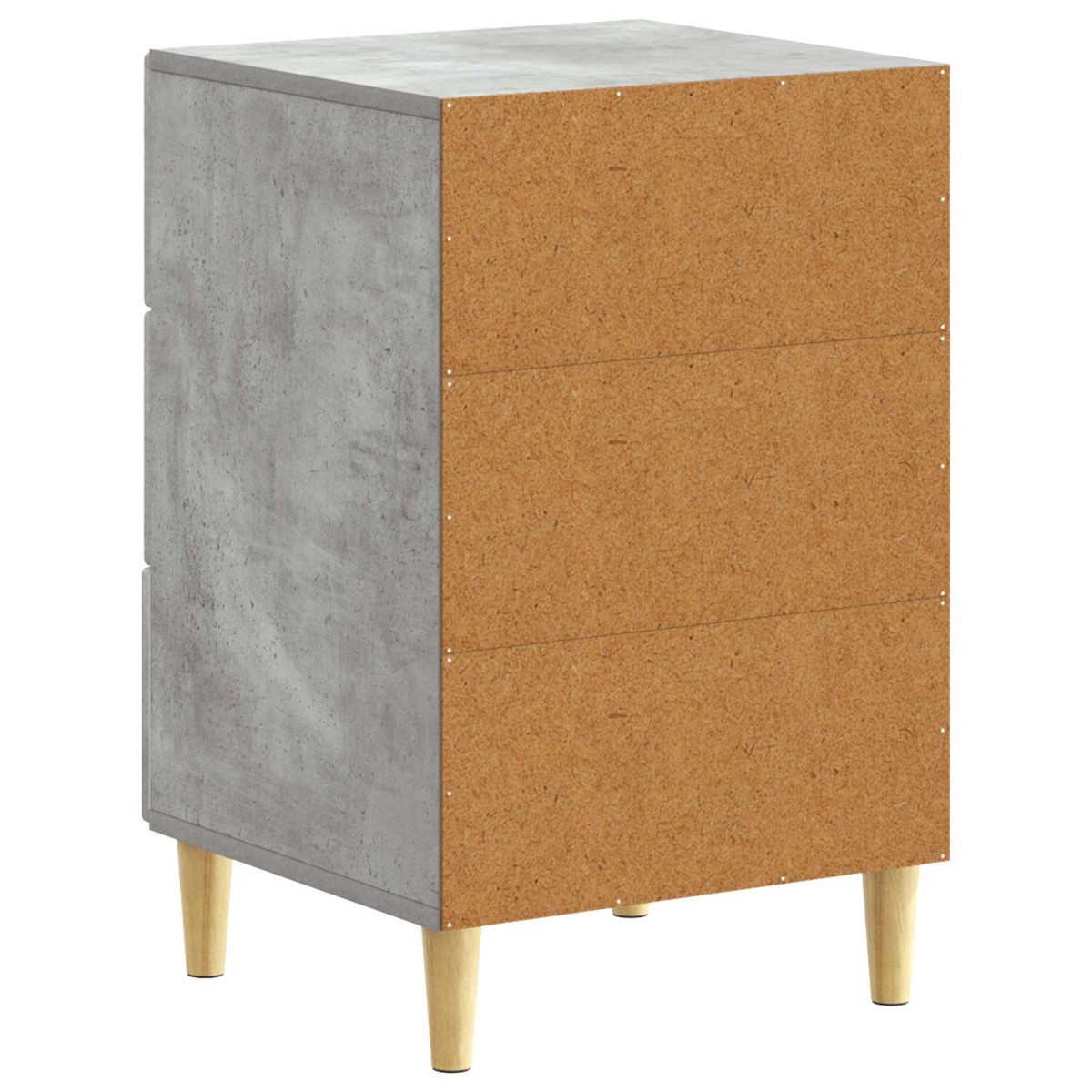 vidaXL Κομοδίνο Γκρι Σκυροδέματος 43 x 39,5 x 66,5 εκ