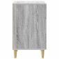 vidaXL Κομοδίνο Γκρι Sonoma 43 x 39,5 x 66,5 εκ Επεξεργασμένο Ξύλο