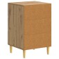 vidaXL Κομοδίνο Artisan Δρυς 43 x 39,5 x 66,5 εκ Επεξεργασμένο Ξύλο