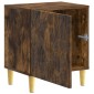 vidaXL Κομοδίνο Καπνισμένο Ξύλο Δρυός 43 x 34,5 x 50 εκ