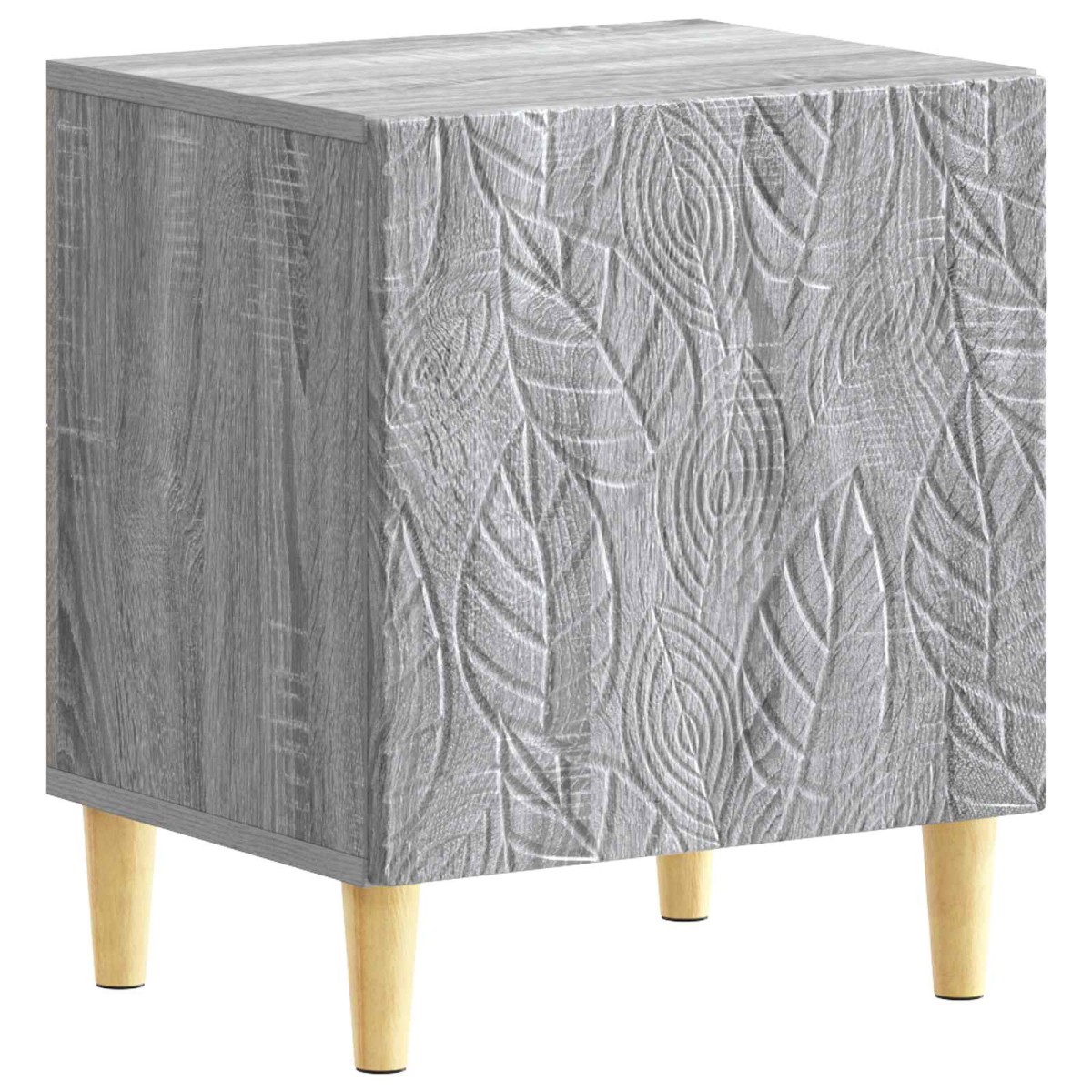 vidaXL Κομοδίνο 2 τεμ. Γκρι Sonoma 43 x 34,5 x 50 εκ