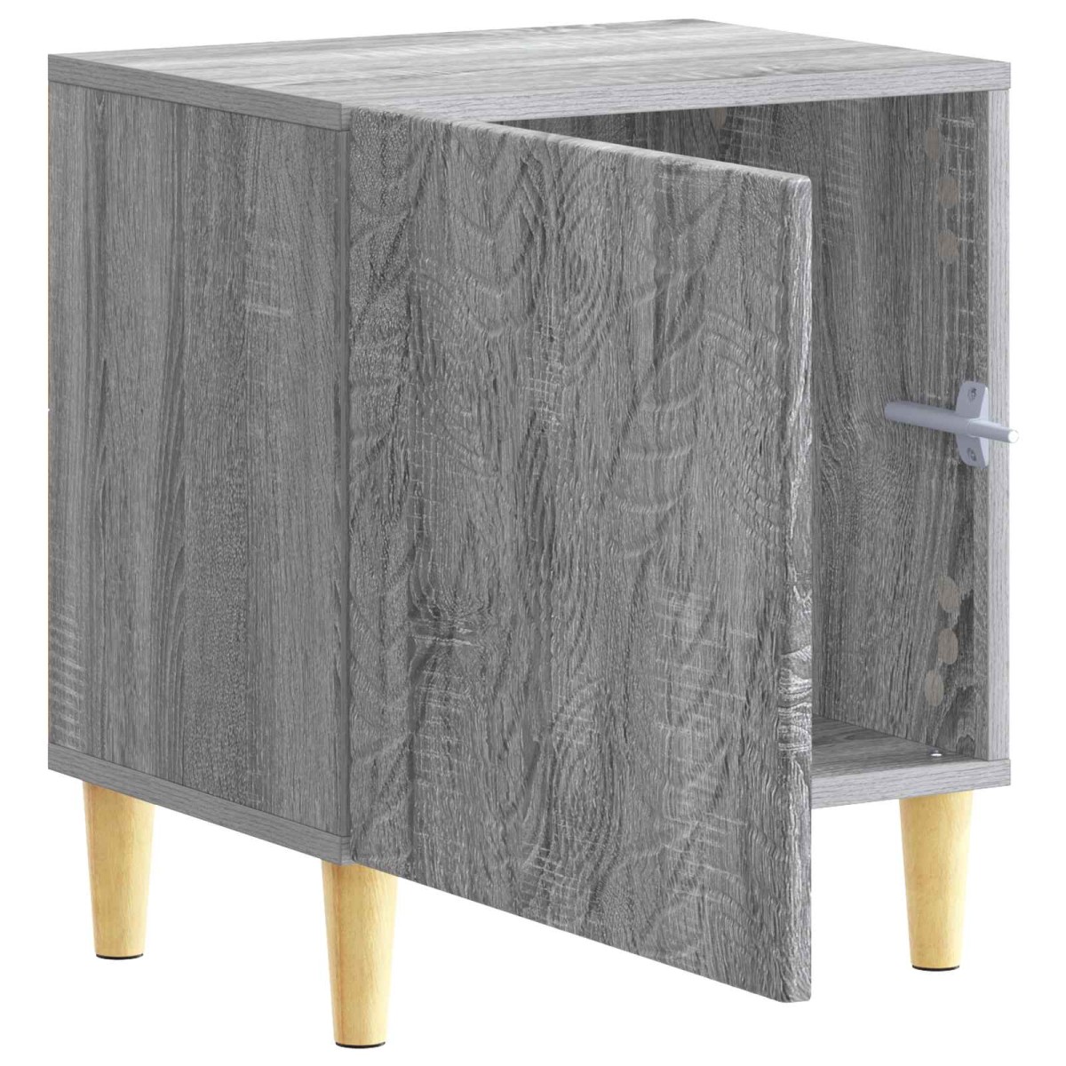 vidaXL Κομοδίνο 2 τεμ. Γκρι Sonoma 43 x 34,5 x 50 εκ