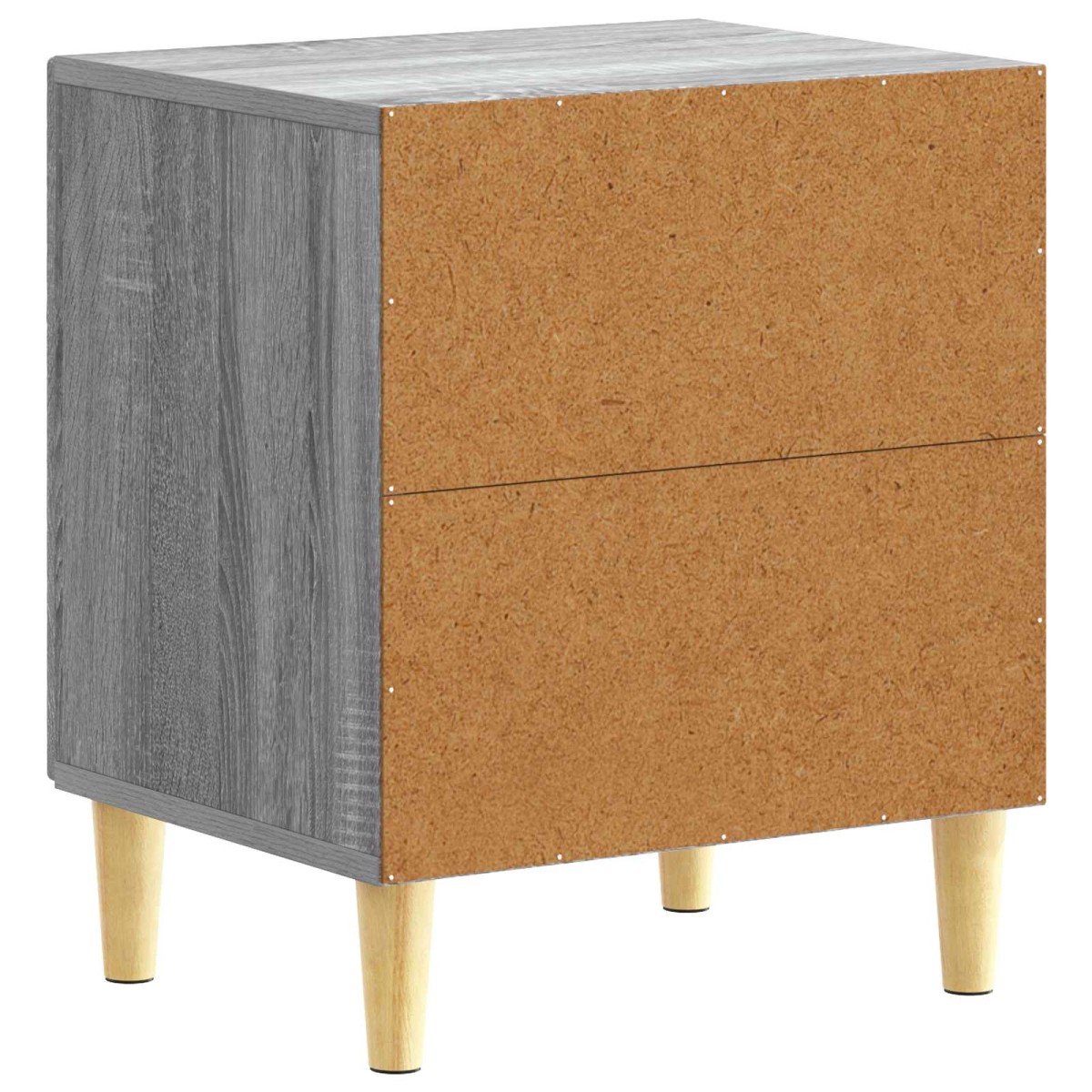 vidaXL Κομοδίνο 2 τεμ. Γκρι Sonoma 43 x 34,5 x 50 εκ