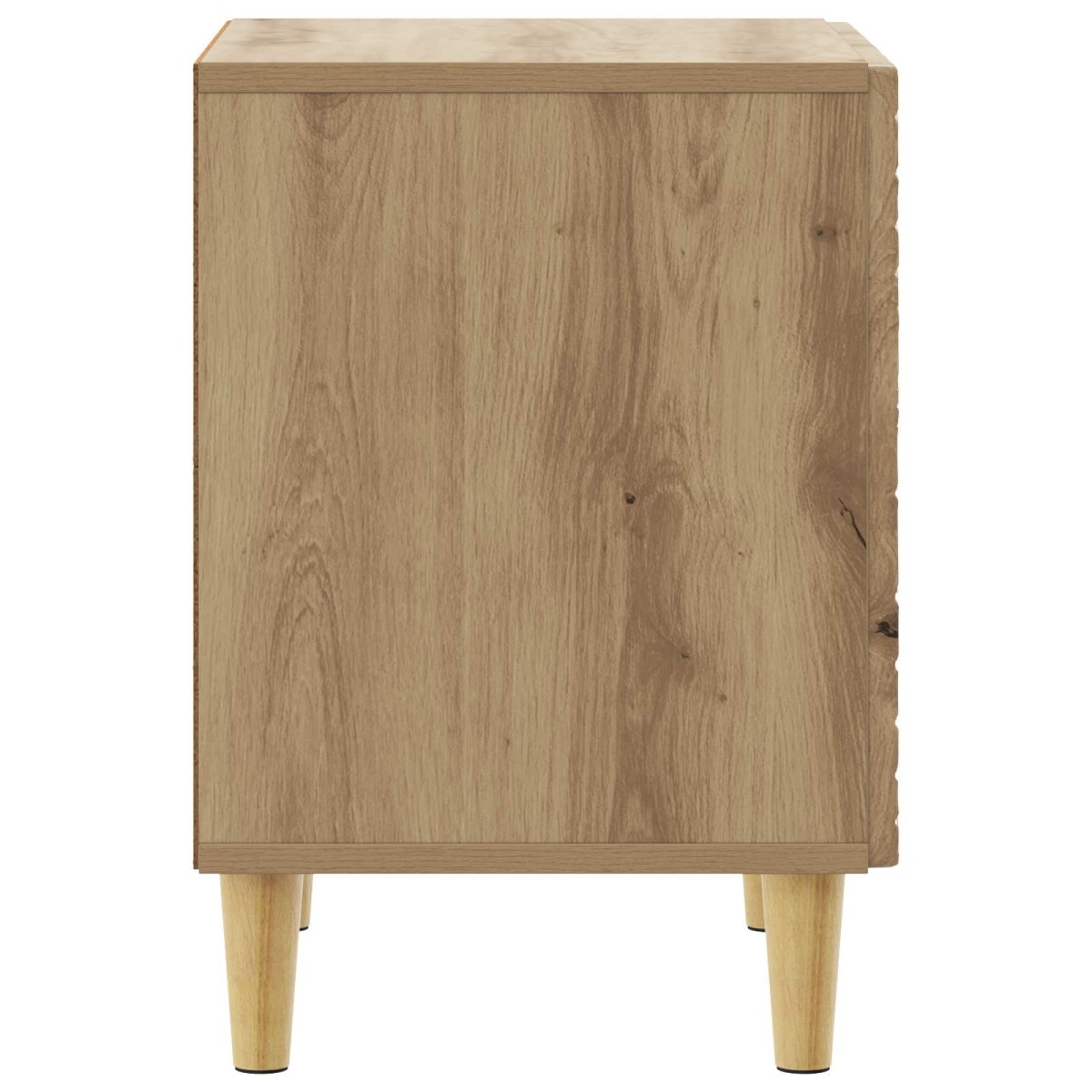 vidaXL Κομοδίνο 2 τεμ. Artisan Δρυς 43 x 34,5 x 50 εκ