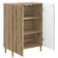 vidaXL Πλαϊνό γραφείο Artisan Δρυς 66 x 34,5 x 90 εκ