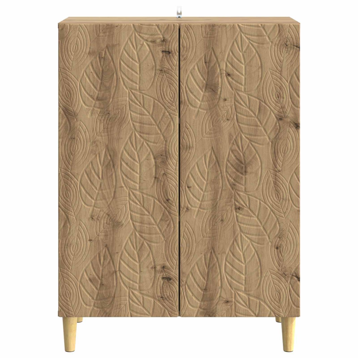 vidaXL Πλαϊνό γραφείο Artisan Δρυς 66 x 34,5 x 90 εκ