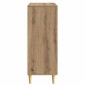 vidaXL Πλαϊνό γραφείο Artisan Δρυς 66 x 34,5 x 90 εκ