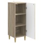 vidaXL Πλαϊνό γραφείο Sonoma Δρυς 33 x 34,5 x 90 εκ Επεξεργασμένο Ξύλο