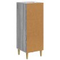 vidaXL Πλαϊνό γραφείο Γκρι Sonoma 33 x 34,5 x 90 εκ Επεξεργασμένο Ξύλο
