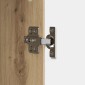 vidaXL Πλαϊνό γραφείο Artisan Δρυς 33 x 34,5 x 90 εκ