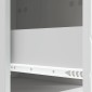 vidaXL Ντουλάπι με Συρτάρια Λευκό 66 x 34,5 x 90 εκ Επεξεργασμένο Ξύλο